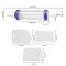 Icing Dispenser Cupcake Filling Injector, 7 Icing Nozzles, 3 Cream Scrapers Frosting Making Dessert Cream Piping Syringe Nozzles Kits for Cake Cookies Decoration